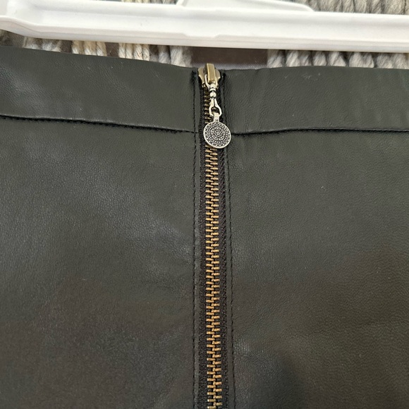 Odd Molly Black Leather Skirt (SZ 8-10) - Picture 2 of 6